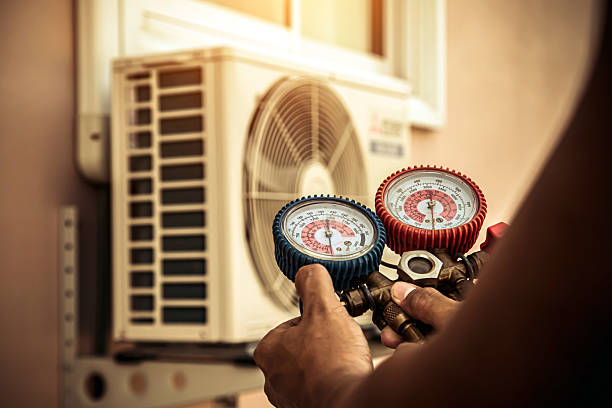 Professional Hvac Installation technician working in Newbury, MA